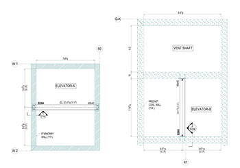 HOIST BEAM PLAN AND DETAIL